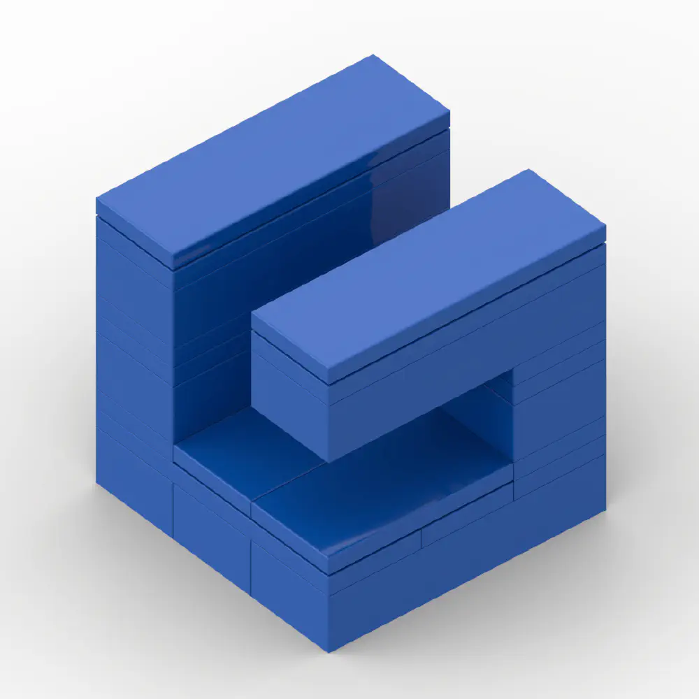 The Glazed Logo MOC LEGO MOC - Render 1