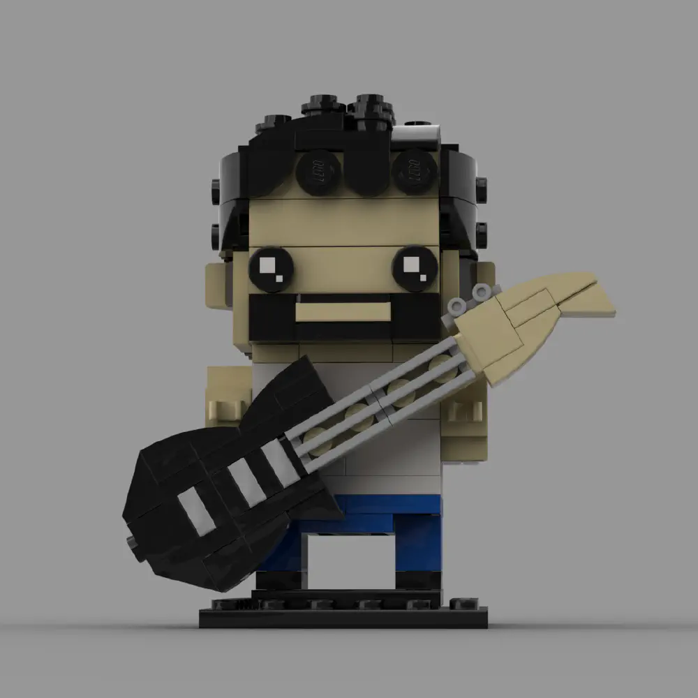 Guitar Guy LEGO MOC - Render 8