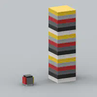 Jenga Tower LEGO MOC - Thumbnail 1