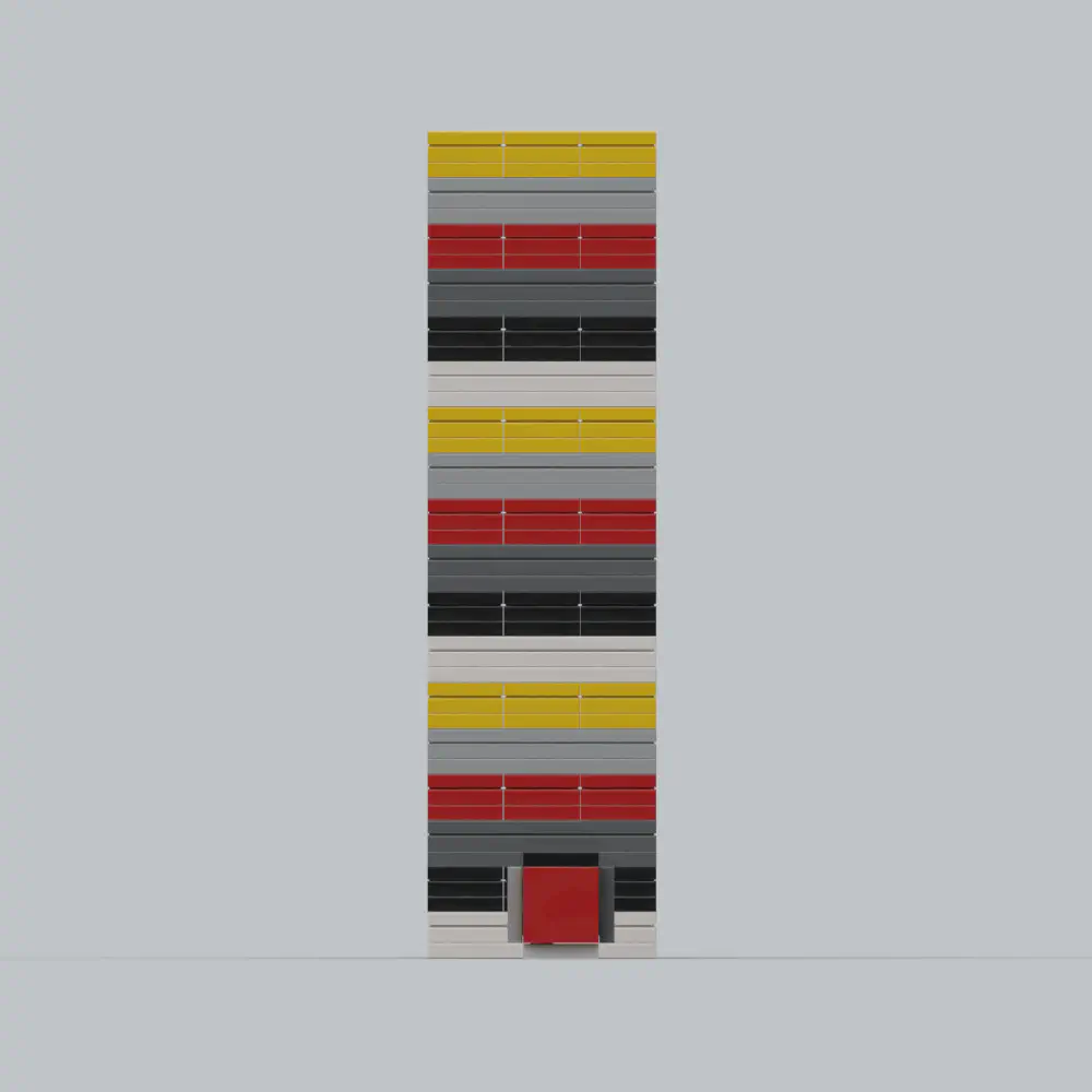 Jenga Tower LEGO MOC - Render 6