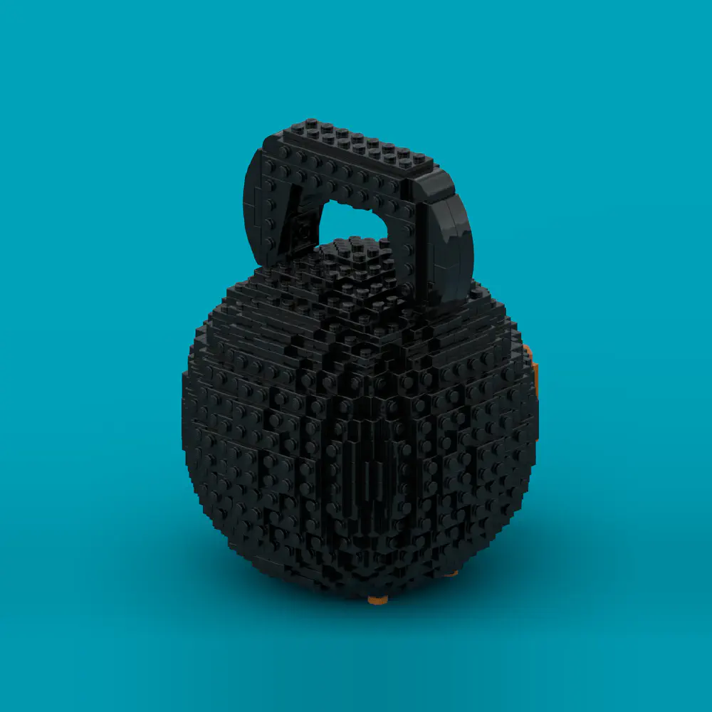 Kettlebell LEGO MOC - Render 5