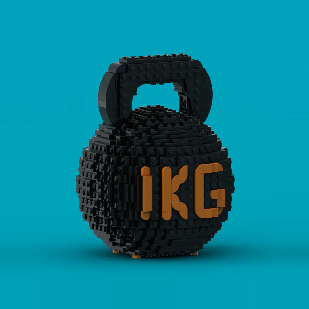 Kettlebell LEGO MOC - Render 7