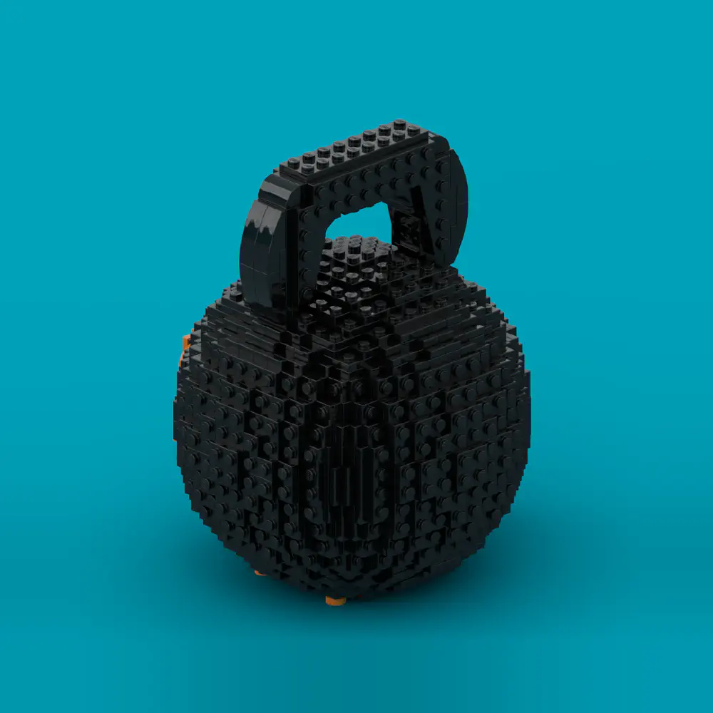 Kettlebell LEGO MOC - Render 3