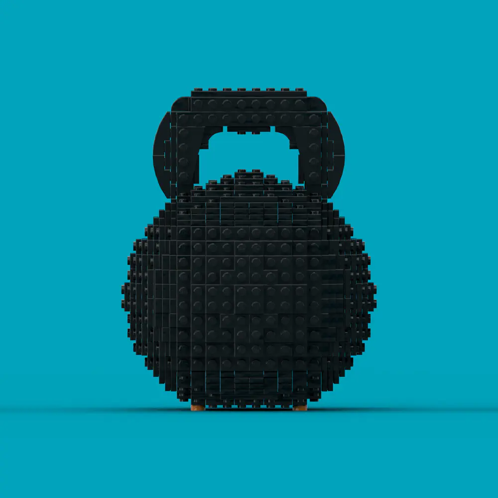Kettlebell LEGO MOC - Render 4