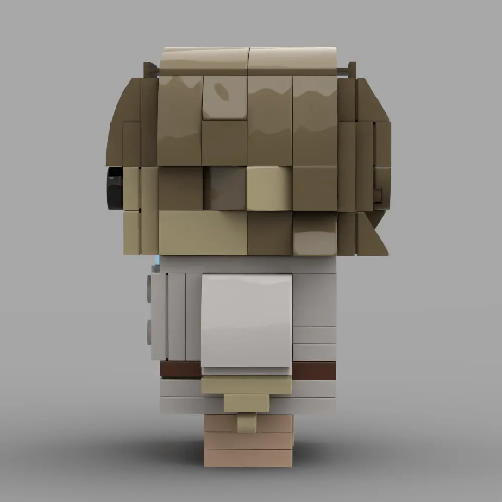 Luke Skywalker Gets Lightsaber LEGO MOC - Render 3