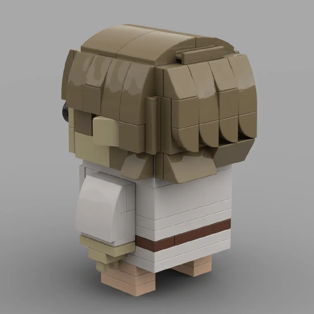 Luke Skywalker Gets Lightsaber LEGO MOC - Render 4