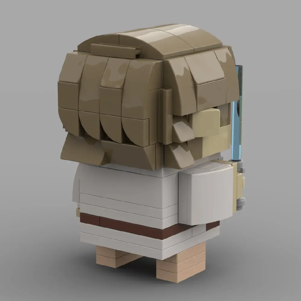 Luke Skywalker Gets Lightsaber LEGO MOC - Render 6