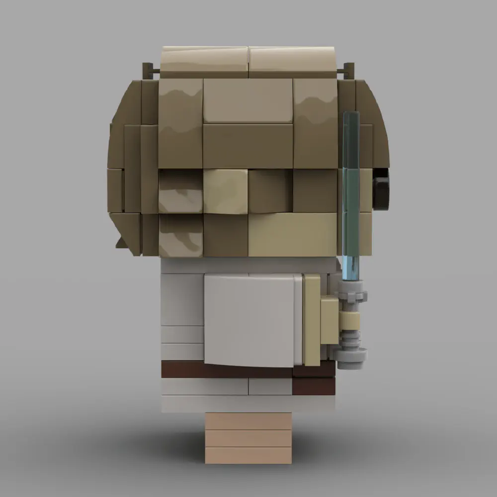 Luke Skywalker Gets Lightsaber LEGO MOC - Render 7