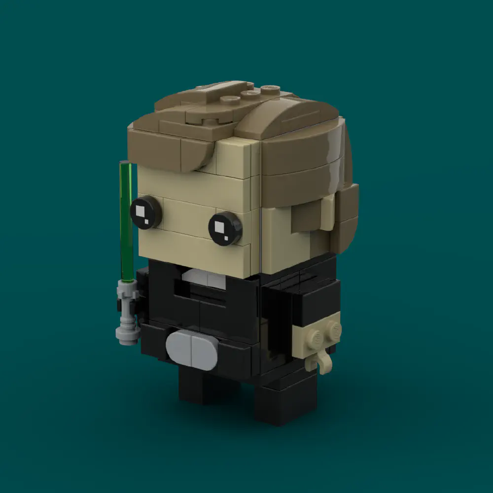 Luke Skywalker - Return of the Jedi LEGO MOC - Render 1