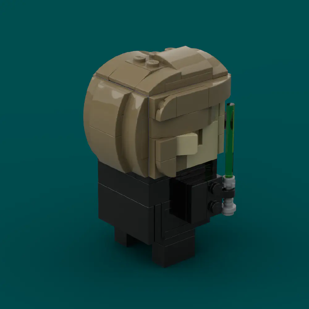 Luke Skywalker - Return of the Jedi LEGO MOC - Render 5