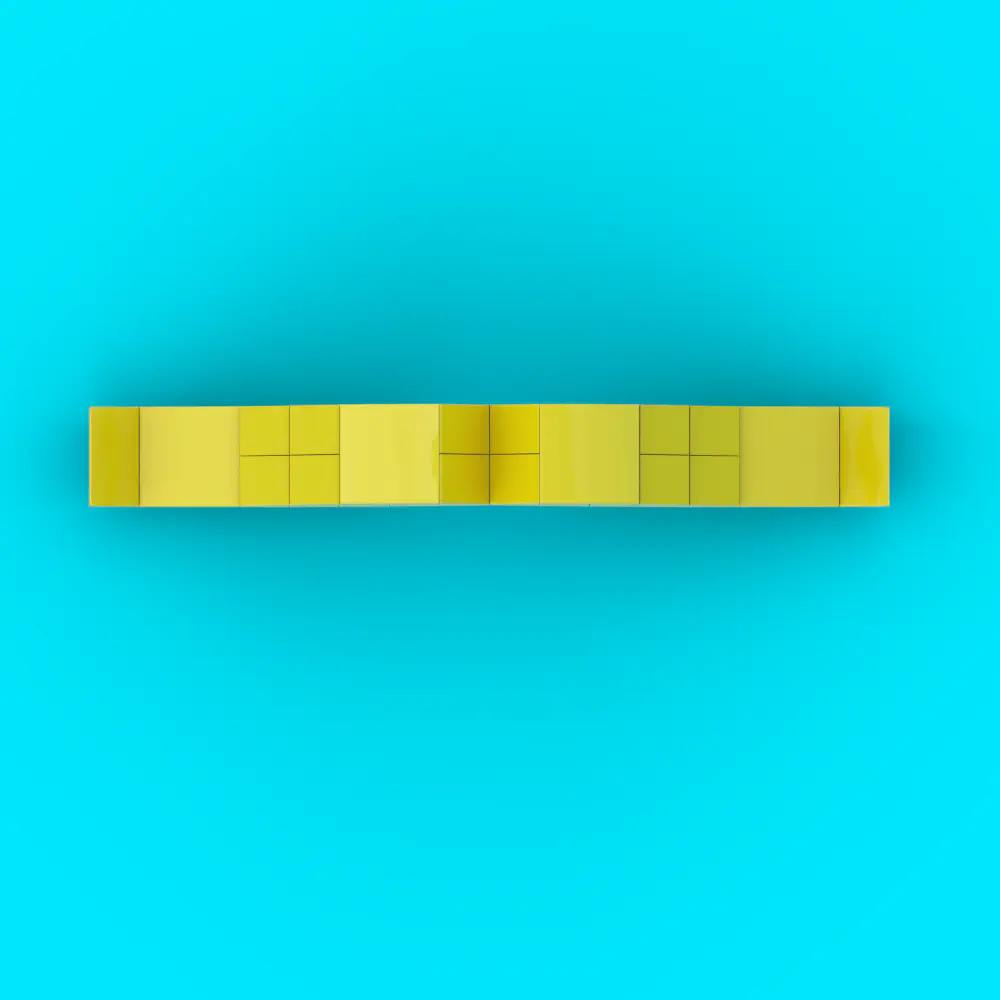 Yellow Mustache LEGO MOC - Render 5