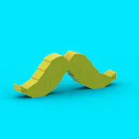 Yellow Mustache LEGO MOC - Thumbnail 1