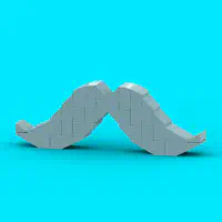 Gray Mustache LEGO MOC - Thumbnail 3