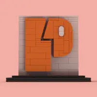 P4P Logo LEGO MOC LEGO MOC - Thumbnail 8