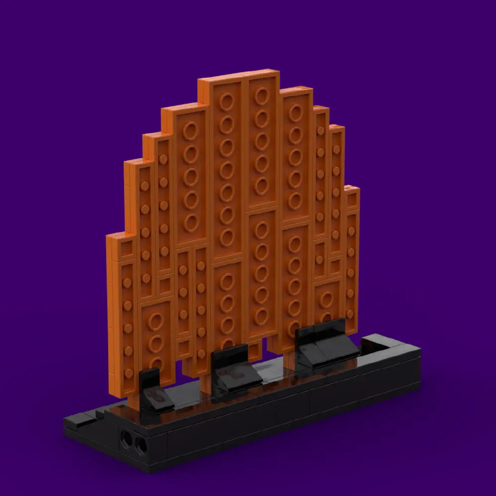 Clyde: The Unpredictable Ghost LEGO MOC - Render 3