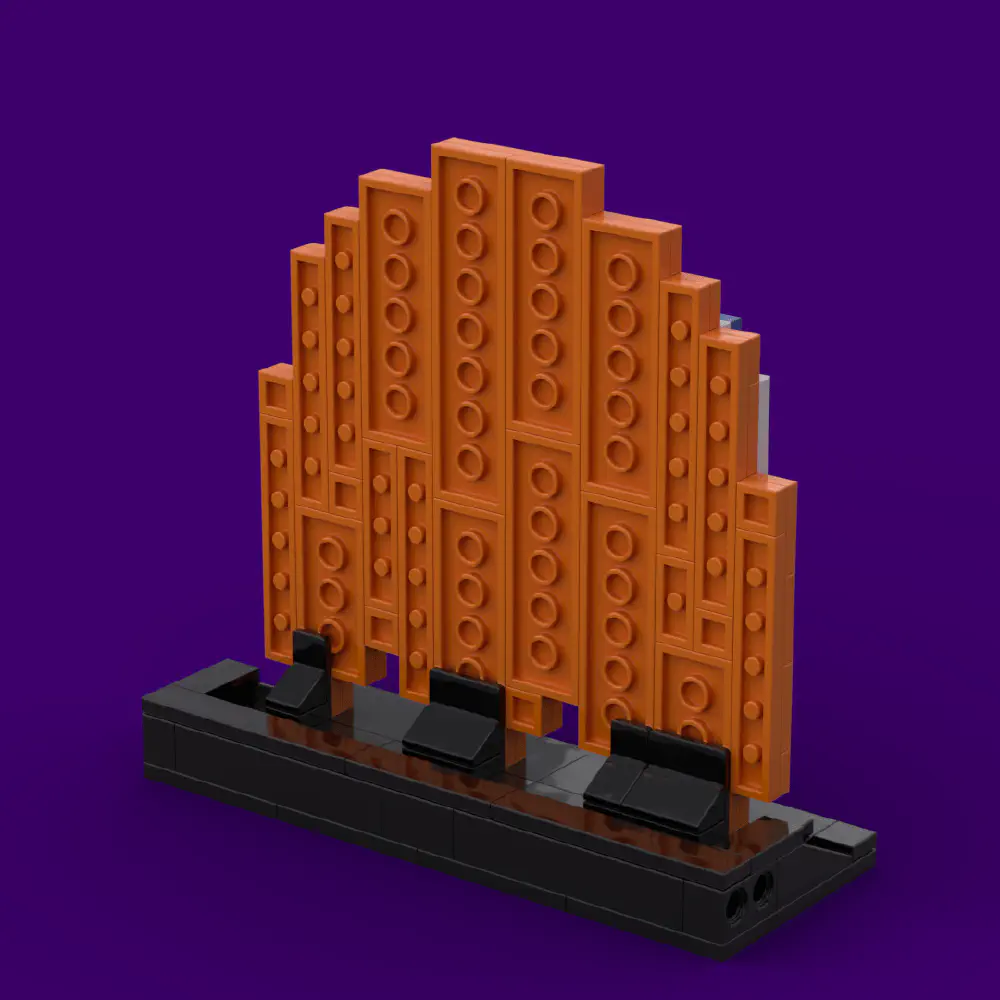 Clyde: The Unpredictable Ghost LEGO MOC - Render 5