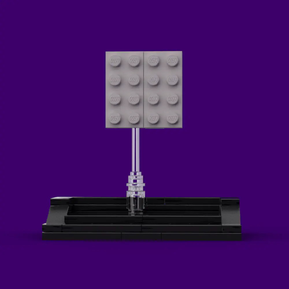 Pac-dot: The Pixel That Started It All LEGO MOC - Render 8