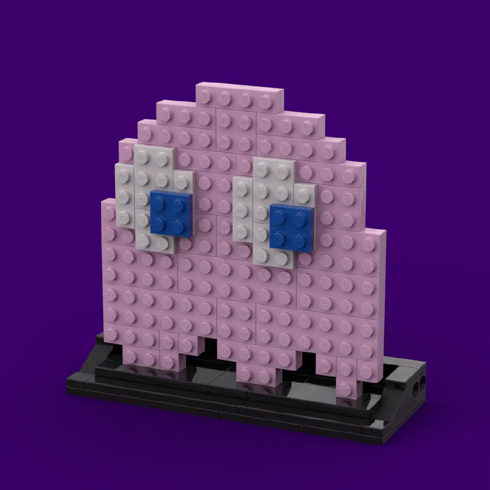 Pinky: The Elusive Pursuer LEGO MOC - Render 1
