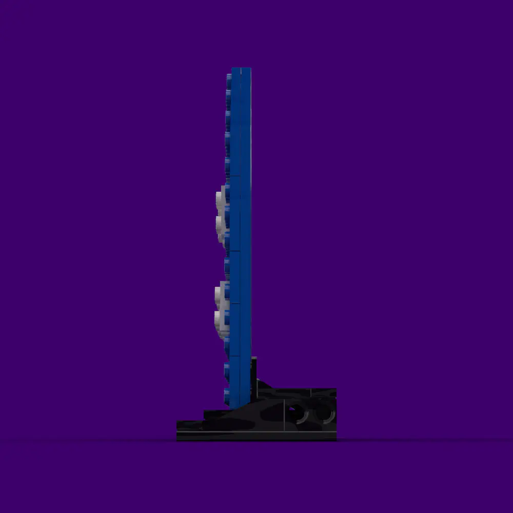 Scared Ghost: The Timid Foe LEGO MOC - Render 2