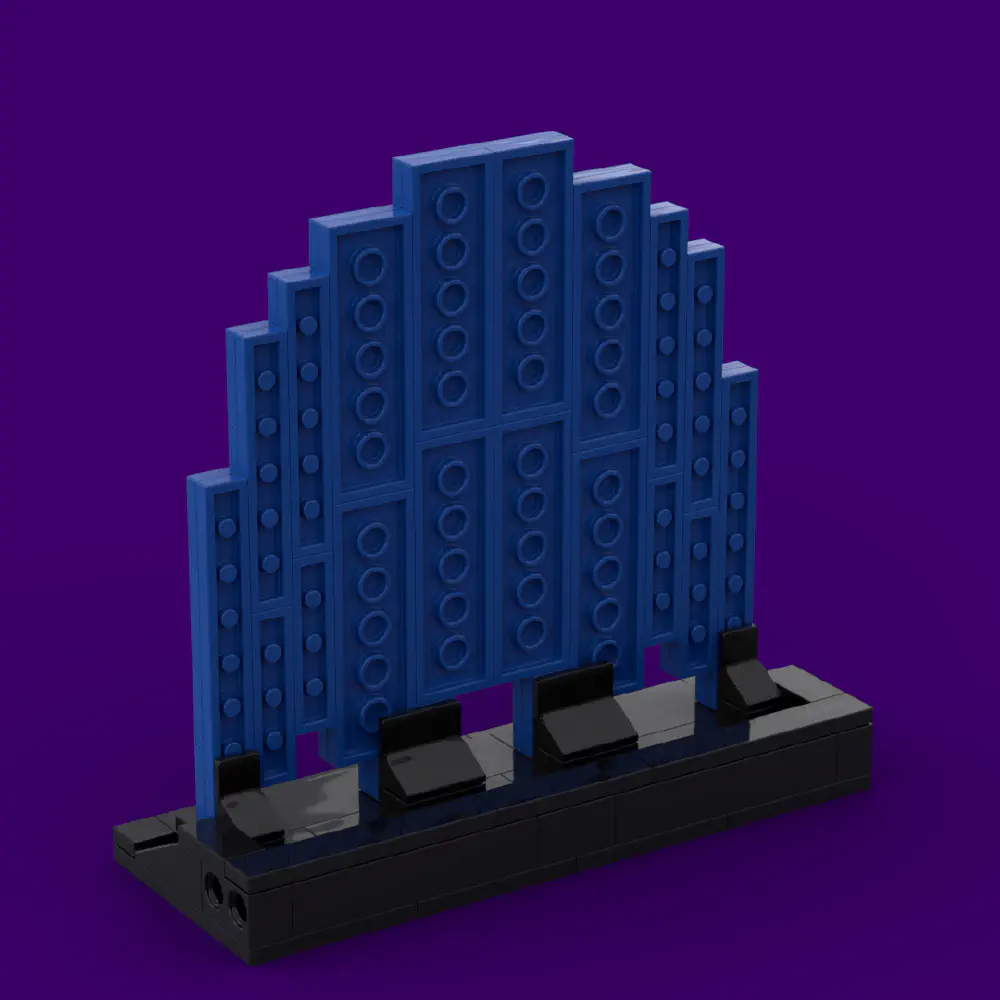 Scared Ghost: The Timid Foe LEGO MOC - Render 3