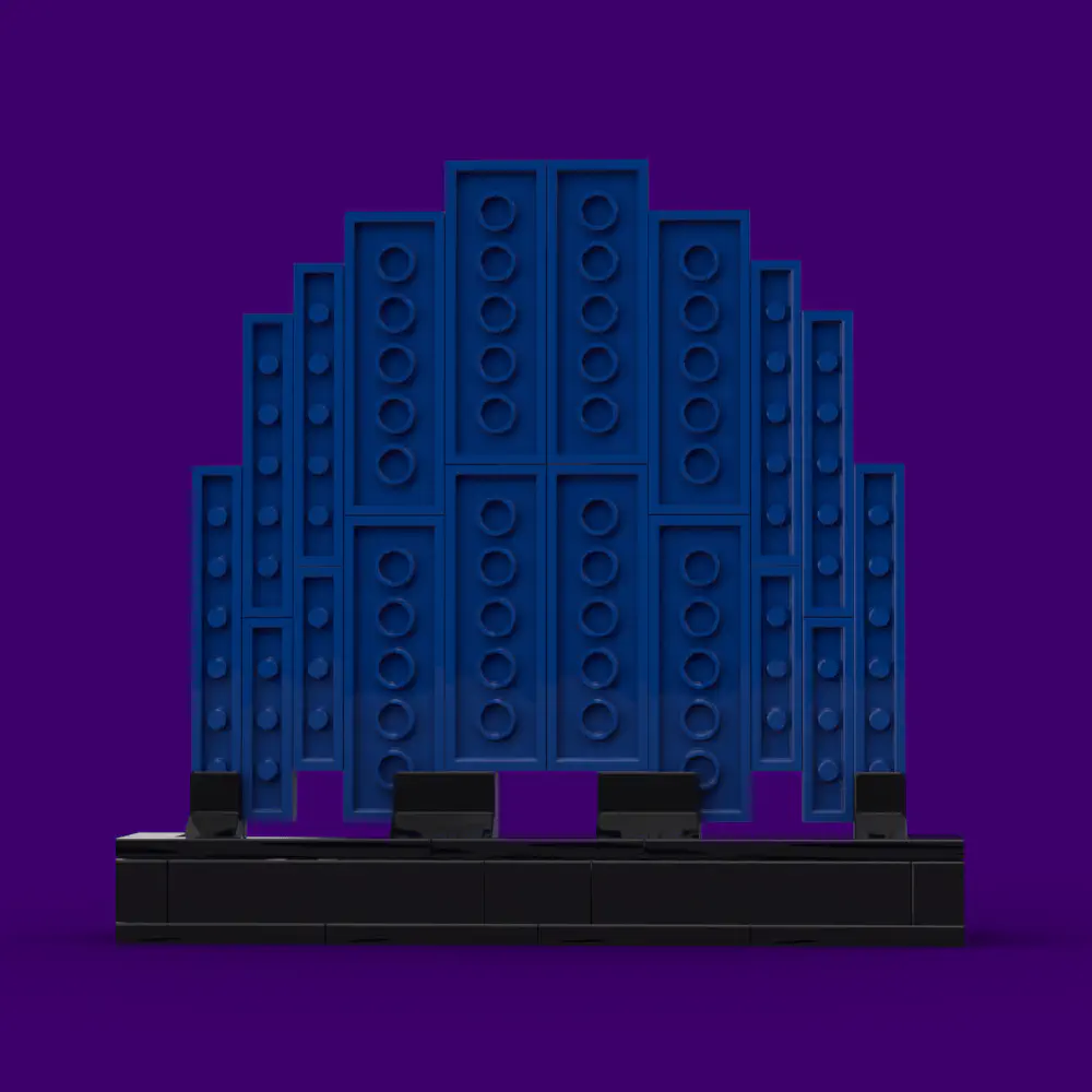 Scared Ghost: The Timid Foe LEGO MOC - Render 4