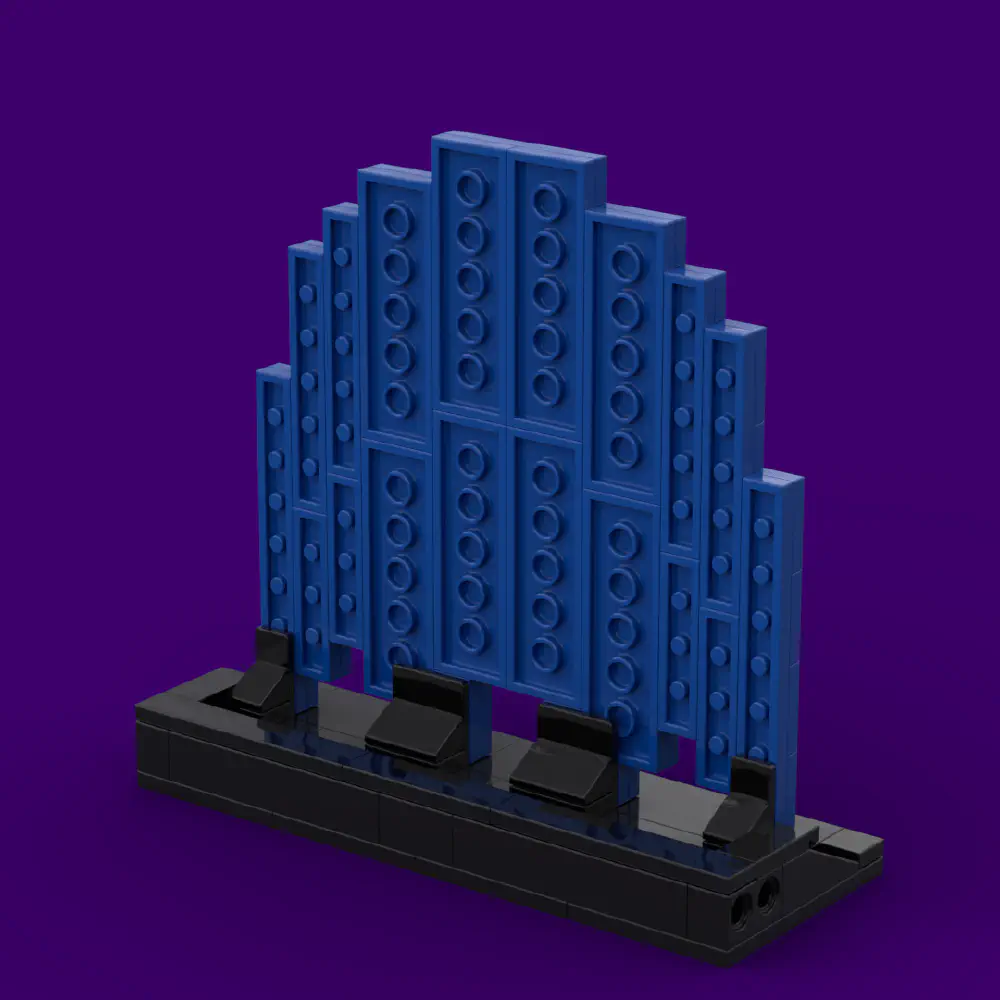 Scared Ghost: The Timid Foe LEGO MOC - Render 5