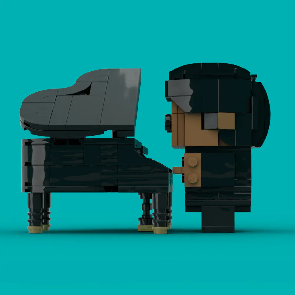Piano Guy LEGO MOC - Render 5