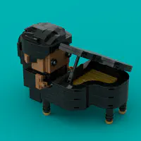 Piano Guy LEGO MOC - Thumbnail 2
