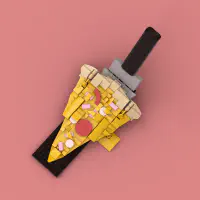 The Perfect Slice: LEGO Pizza LEGO MOC - Thumbnail 7