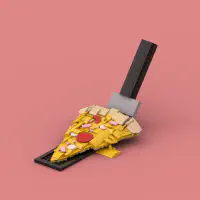 The Perfect Slice: LEGO Pizza LEGO MOC - Thumbnail 11