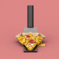 The Perfect Slice: LEGO Pizza LEGO MOC - Thumbnail 2