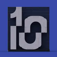 PTH 10-Year Logo LEGO MOC - Thumbnail 9