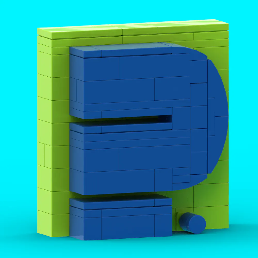 Porto Tech Hub - The New Logo LEGO MOC - Render 6