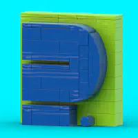 Porto Tech Hub - The New Logo LEGO MOC - Thumbnail 1