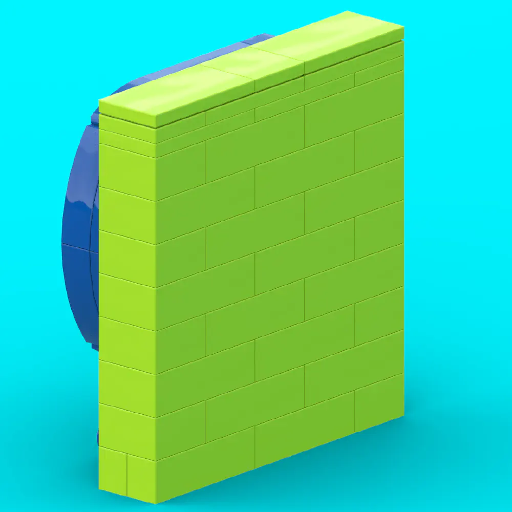 Porto Tech Hub - The New Logo LEGO MOC - Render 3