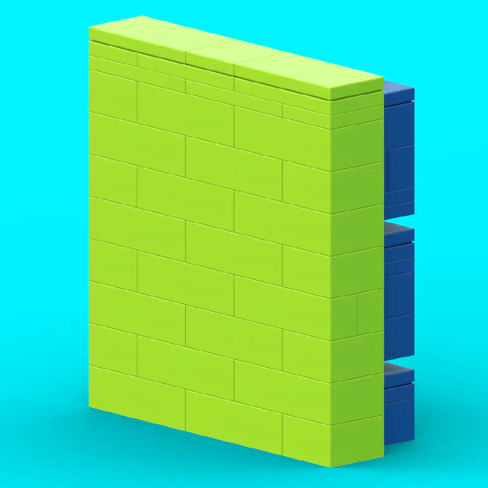 Porto Tech Hub - The New Logo LEGO MOC - Render 5