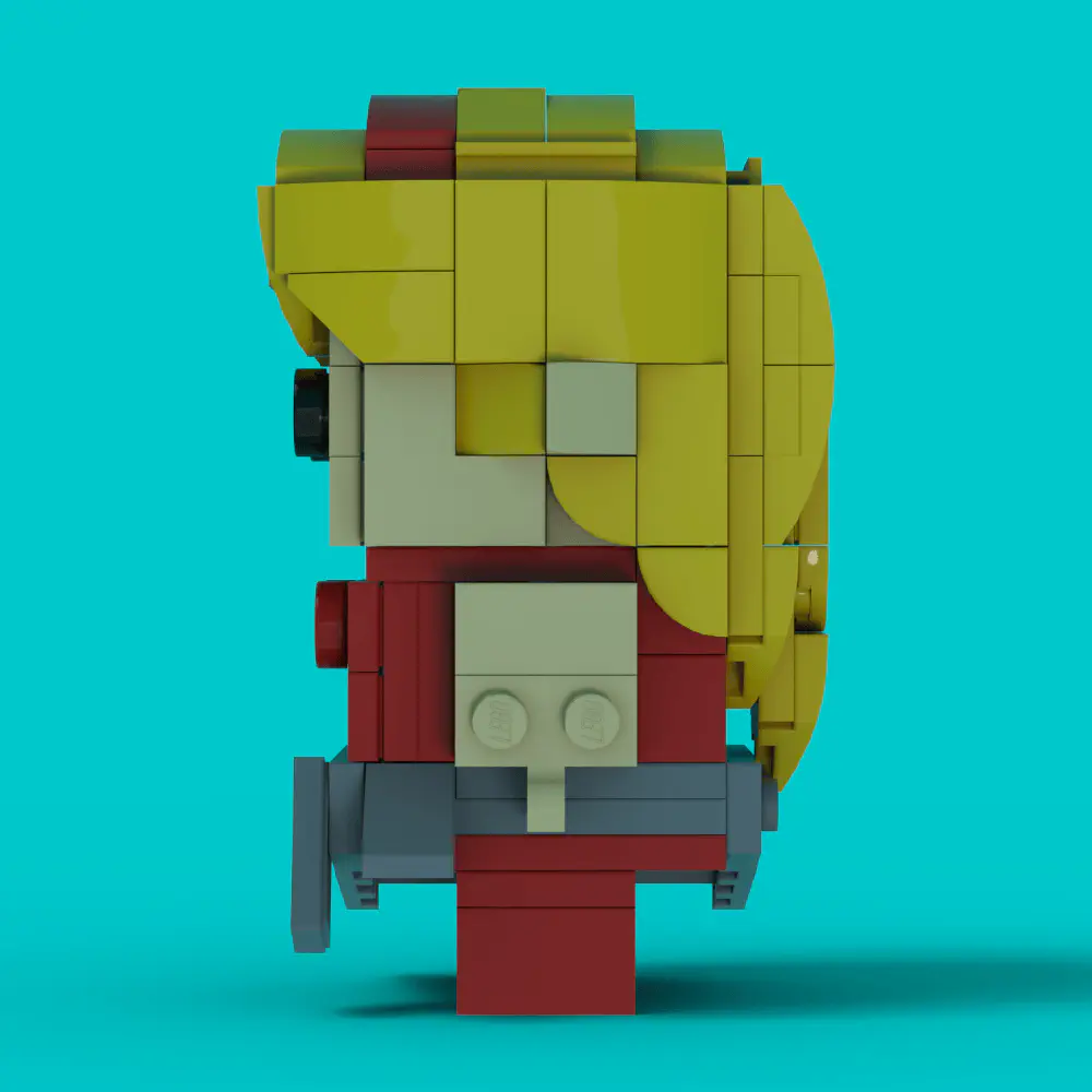 April Eagle - Saber Rider LEGO MOC - Render 2