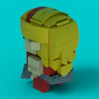 April Eagle - Saber Rider LEGO MOC - Thumbnail 3