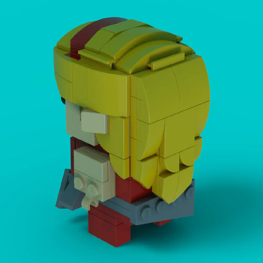 April Eagle - Saber Rider LEGO MOC - Render 3