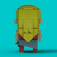 April Eagle - Saber Rider LEGO MOC - Thumbnail 4