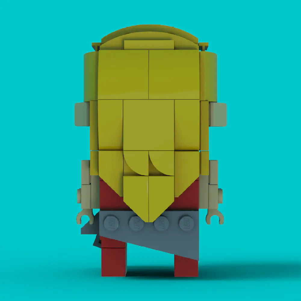 April Eagle - Saber Rider LEGO MOC - Render 4