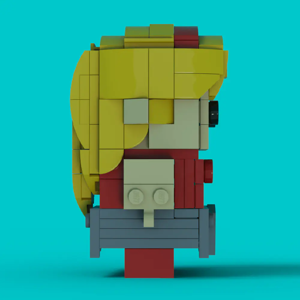 April Eagle - Saber Rider LEGO MOC - Render 6