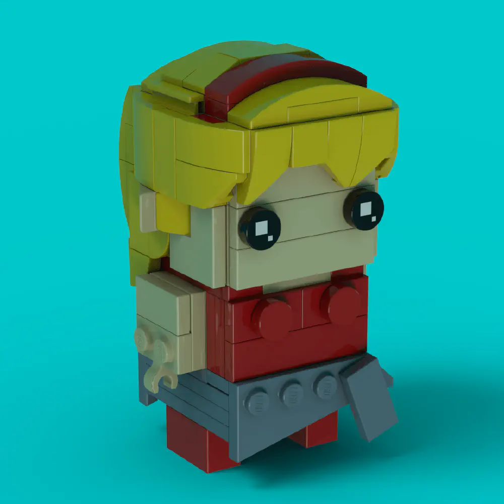 April Eagle - Saber Rider LEGO MOC - Render 7