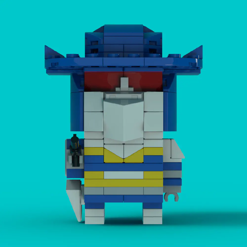 Colt - Saber Rider LEGO MOC - Render 8