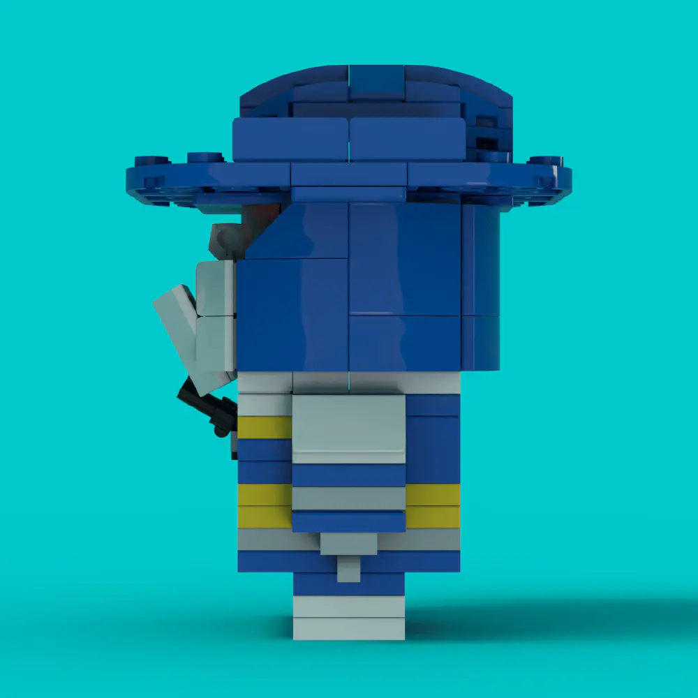 Colt - Saber Rider LEGO MOC - Render 2