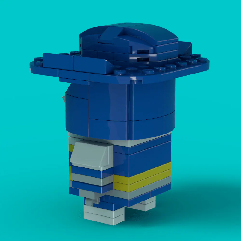 Colt - Saber Rider LEGO MOC - Render 3