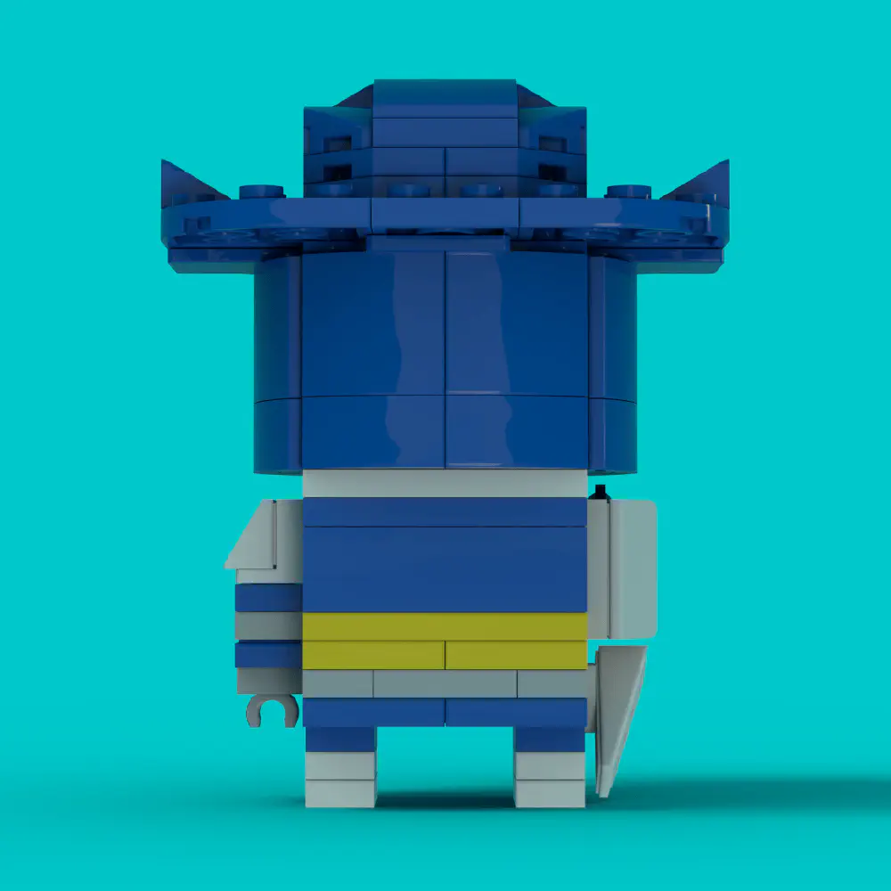 Colt - Saber Rider LEGO MOC - Render 4