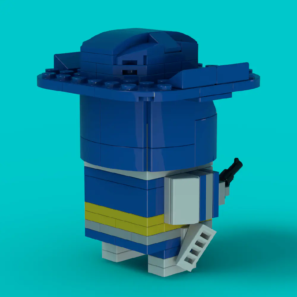 Colt - Saber Rider LEGO MOC - Render 5