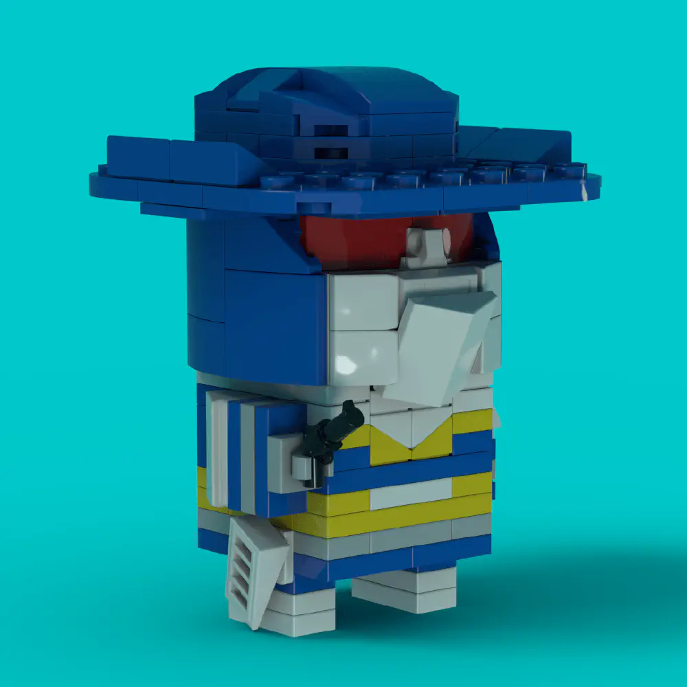 Colt - Saber Rider LEGO MOC - Render 7