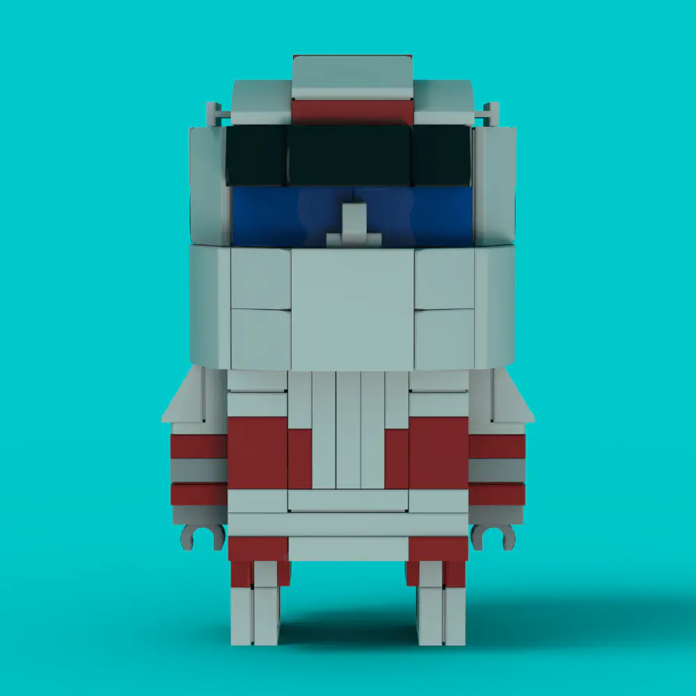 Fireball - Saber Rider LEGO MOC - Render 8